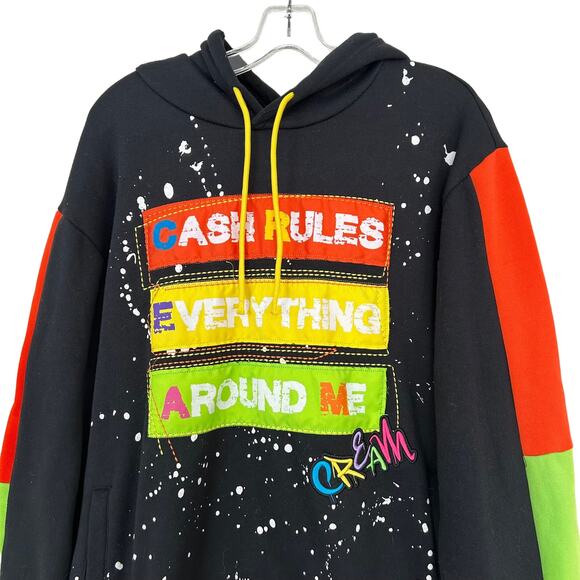 Switch Remarkable Cash Rules Everything Around Me Hoodie Sz L - Picture 2 of 6